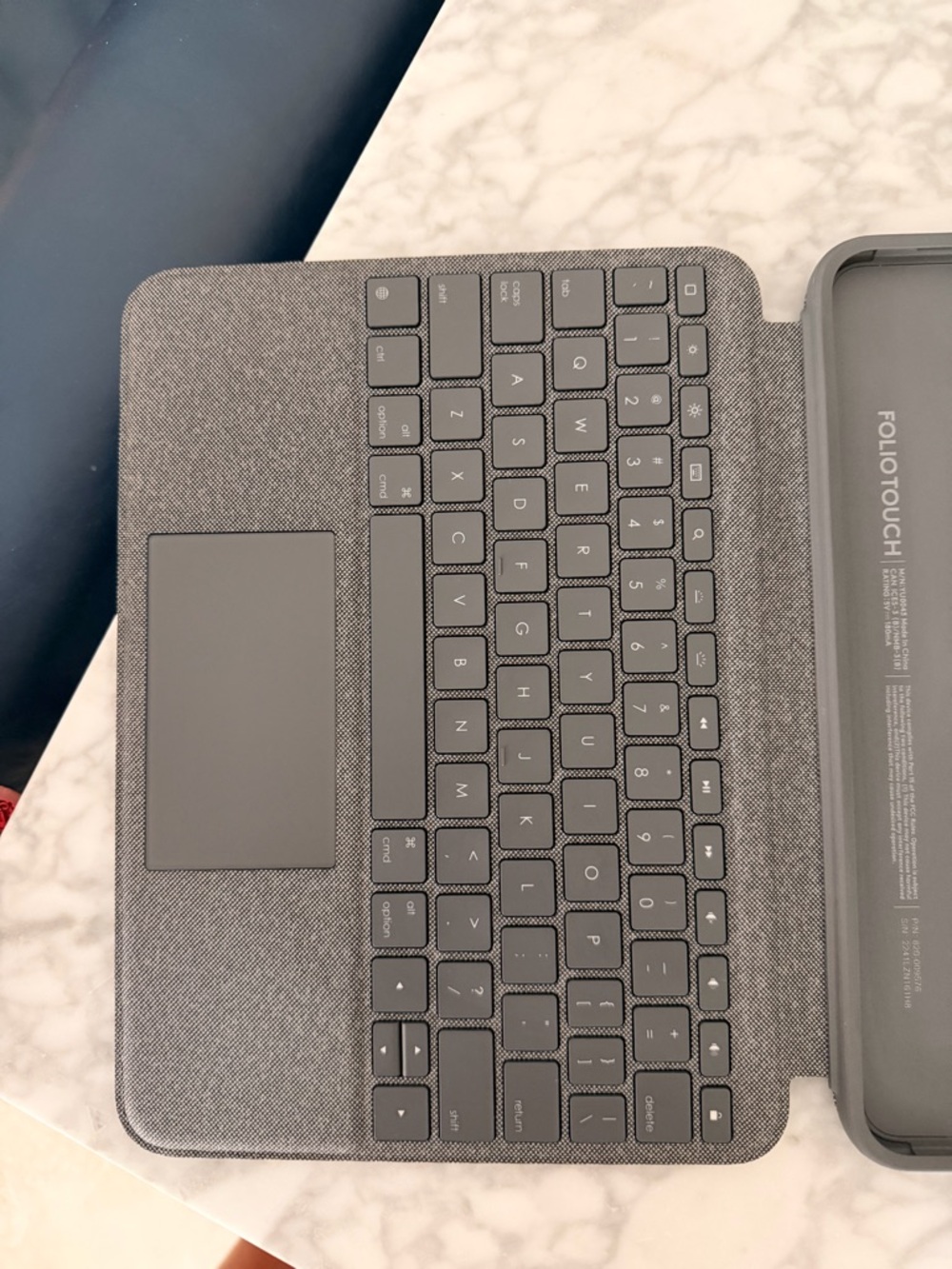 Logitech Folio Touch Keyboard Case with Trackpad for iPad Air (5th generation)